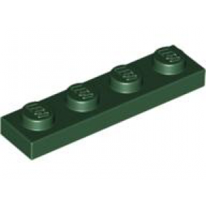 Plaat 1x4 Dark Green